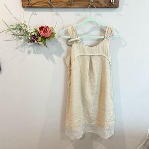 Demoiselle linen dress size 6